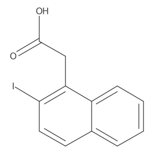 2-(2-Iodonaphthalen-1-yl)acetic acid结构式