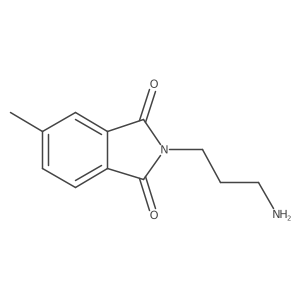2-(3-Aminopropyl)-5-methyl-1H-isoindole-1,3(2H)-dione Structure