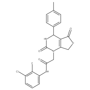 N-(3-chloro-2-fluorophenyl)-2-(2,5-dioxo-4-(p-tolyl)-3,4-dihydrofuro[3,4-d]pyrimidin-1(2H,5H,7H)-yl)acetamide Structure