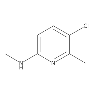 2-Pyridinamine, 5-chloro-N,6-dimethyl-结构式