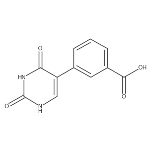 5-(3-Carboxyphenyl)-(2,4)-dihydroxypyrimidine结构式