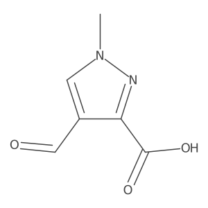 4-formyl-1-methyl-1H-pyrazole-3-carboxylic acid Structure