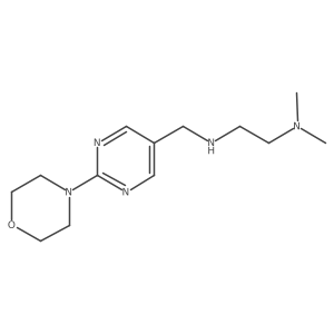 N1,N1-Dimethyl-N2-((2-morpholinopyrimidin-5-yl)methyl)ethane-1,2-diamine Structure
