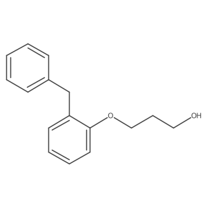 3-(2-Benzylphenyloxy)propanol结构式