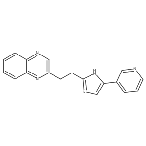 2-[2-[5-(3-Pyridinyl)-1H-imidazol-2-yl]ethyl]quinoxaline结构式