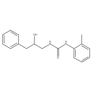1-(2-Hydroxy-3-phenylpropyl)-3-(o-tolyl)urea Structure