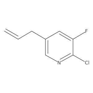 5-Allyl-2-chloro-3-fluoropyridine Structure