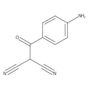 Propanedinitrile, 2-(4-aminobenzoyl)- Structure