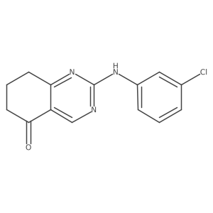 2-((3-Chlorophenyl)amino)-7,8-dihydroquinazolin-5(6H)-one Structure