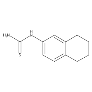(5,6,7,8-Tetrahydronaphthalen-2-yl)thiourea结构式