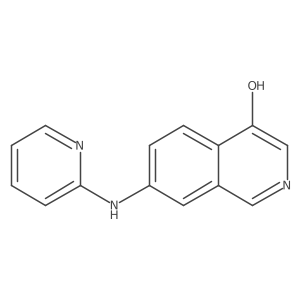 7-(2-Pyridinylamino)-4-isoquinolinol结构式
