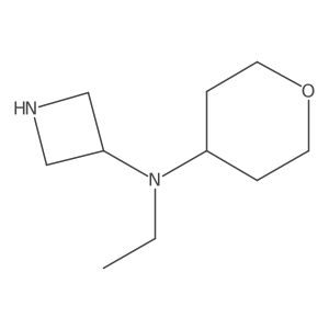 N-ethyl-N-(oxan-4-yl)azetidin-3-amine结构式