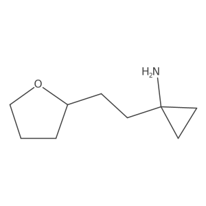 1-(2-(Tetrahydrofuran-2-yl)ethyl)cyclopropan-1-amine Structure
