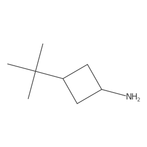 3-Tert-butylcyclobutan-1-amine Structure