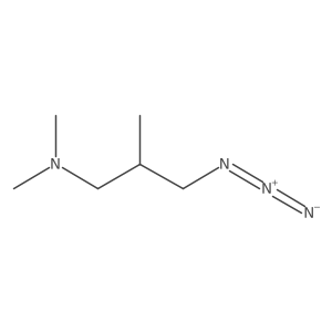 (3-Azido-2-methylpropyl)dimethylamine Structure