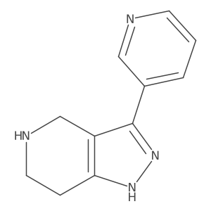 3-(pyridin-3-yl)-4,5,6,7-tetrahydro-1H-pyrazolo[4,3-c]pyridine Structure