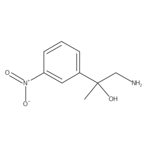 1-Amino-2-(3-nitrophenyl)propan-2-ol Structure