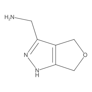 {1H,4H,6H-furo[3,4-c]pyrazol-3-yl}methanamine Structure