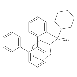 [1,1':2',1''-Terphenyl]-2-yldicyclohexylphosphine oxide结构式