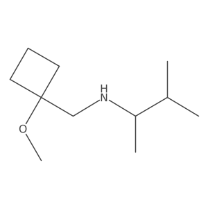 Cyclobutanemethanamine, N-(1,2-dimethylpropyl)-1-methoxy-结构式