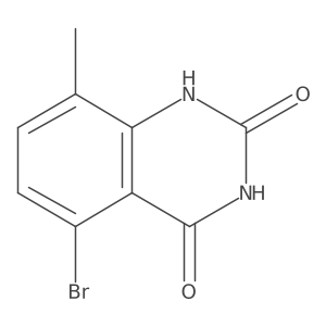 5-Bromo-8-methylquinazoline-2,4(1H,3H)-dione Structure