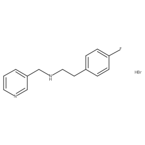 [2-(4-Fluorophenyl)ethyl](3-pyridinylmethyl)amine hydrobromide Structure