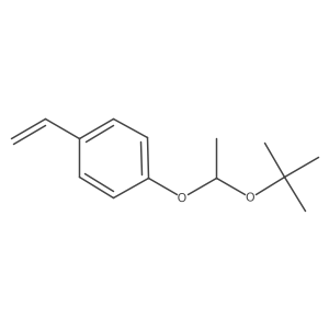 1-(4-Vinylphenoxy)-1-tert-butoxyethane结构式