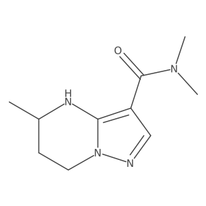 N,N,5-trimethyl-4H,5H,6H,7H-pyrazolo[1,5-a]pyrimidine-3-carboxamide Structure