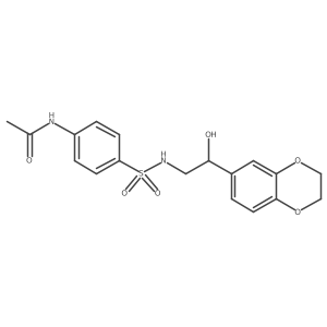 N-(4-(N-(2-(2,3-dihydrobenzo[b][1,4]dioxin-6-yl)-2-hydroxyethyl)sulfamoyl)phenyl)acetamide Structure