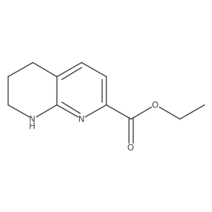 Ethyl 5,6,7,8-tetrahydro-1,8-naphthyridine-2-carboxylate结构式
