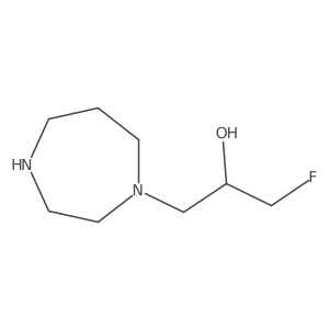 1-(1,4-Diazepan-1-yl)-3-fluoropropan-2-ol Structure