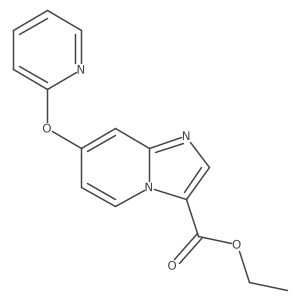 Ethyl 7-(pyridin-2-yloxy)imidazo[1,2-a]pyridine-3-carboxylate Structure