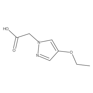 (4-Ethoxypyrazol-1-yl)-acetic acid结构式