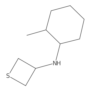 N-(2-Methylcyclohexyl)thietan-3-amine结构式