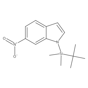 1-(tert-butyldimethylsilyl)-6-nitro-1H-indole Structure