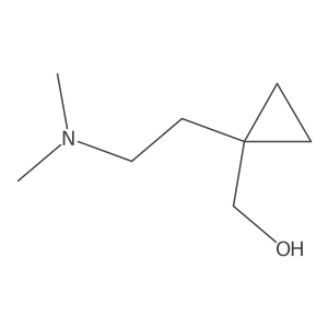 {1-[2-(Dimethylamino)ethyl]cyclopropyl}methanol Structure