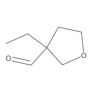 3-Ethyloxolane-3-carbaldehyde Structure