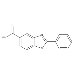 2-Phenyl-5-benzoxazolecarboxamide结构式