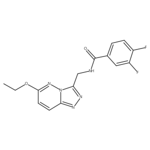 N-((6-ethoxy-[1,2,4]triazolo[4,3-b]pyridazin-3-yl)methyl)-3,4-difluorobenzamide Structure