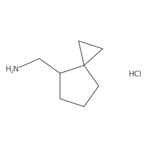 {Spiro[2.4]heptan-4-yl}methanamine hydrochloride结构式