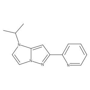 1-isopropyl-6-(2-pyridyl)imidazo[1,2-b]pyrazole Structure