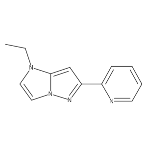 1-ethyl-6-(2-pyridyl)imidazo[1,2-b]pyrazole Structure