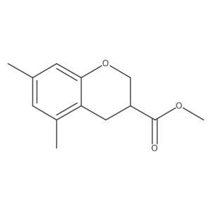 Methyl 5,7-dimethylchromane-3-carboxylate Structure
