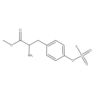 methyl (2S)-2-amino-3-{4-[(fluorosulfonyl)oxy]phenyl}propanoate Structure