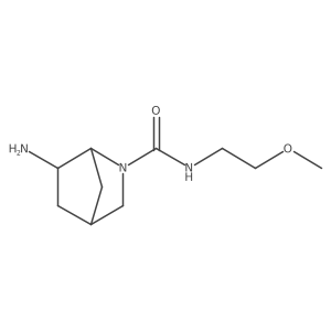 6-amino-N-(2-methoxyethyl)-2-azabicyclo[2.2.1]heptane-2-carboxamide Structure