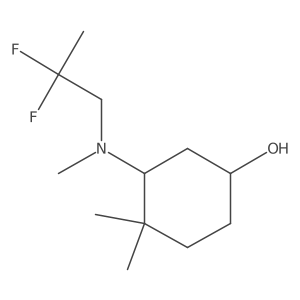 3-[(2,2-Difluoropropyl)(methyl)amino]-4,4-dimethylcyclohexan-1-ol Structure