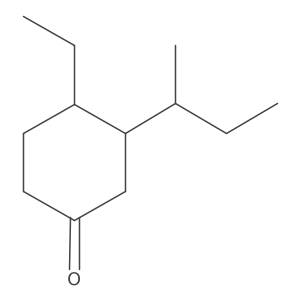 3-(Butan-2-yl)-4-ethylcyclohexan-1-one结构式