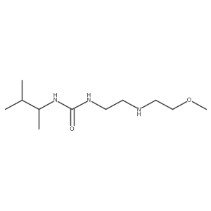 1-{2-[(2-Methoxyethyl)amino]ethyl}-3-(3-methylbutan-2-yl)urea结构式