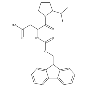 3-({[(9H-fluoren-9-yl)methoxy]carbonyl}amino)-4-oxo-4-[2-(propan-2-yl)pyrrolidin-1-yl]butanoic acid结构式