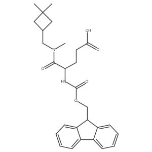 4-{[(3,3-dimethylcyclobutyl)methyl](methyl)carbamoyl}-4-({[(9H-fluoren-9-yl)methoxy]carbonyl}amino)butanoic acid结构式